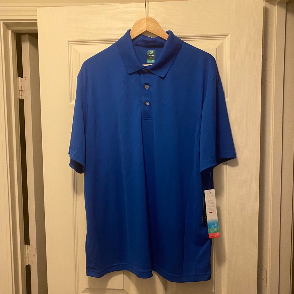 Blue Men’s Pro Tour polo